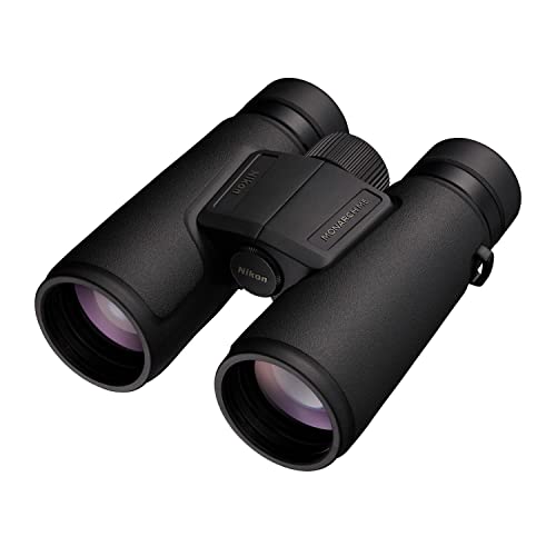 NIKON Monarch M5 Binoculars | Waterproof Fogproof ED Glass Optics with Dielectric Prism Coating | Bright High-Resolution Outdoor Binoculars for Birdwatching, Hiking & Wildlife, 10x42 | Long Eye Relief, waterproof, fogproof, ED Glass, rubber-Armored Binocu