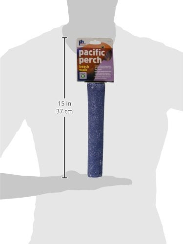 Prevue Pet Products Pacific Perch Beach Walk X-Large - Natural Seashell Mineral Bird Perch for Cage Accessory, Foot Exercise & Beak Grooming, Ideal for X-Large Birds - size: X-Large