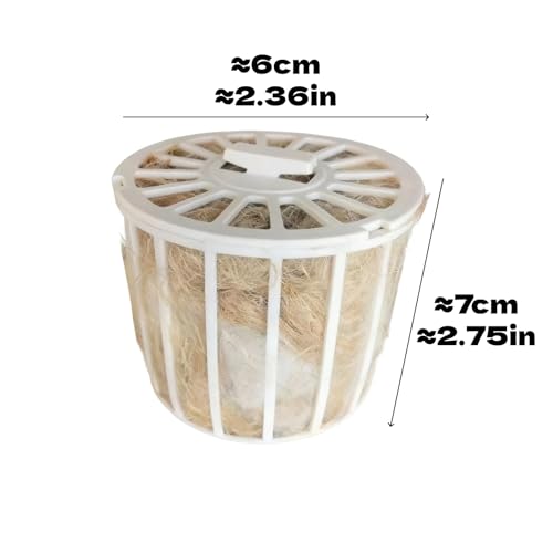 2Pcs Bird Nesting Material with Holder Soft Parakeet Hummingbird Nesting Material for Hummingbird Finch Outside and Cage Use