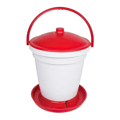 Stromberg's 5 Gallon Bucket Waterer for Chicken Coops, Easy to Fill, Durable, Separate Legs for Elevation, Reduces Bedding in Water, Ideal for Poultry, Suitable for All Seasons, Keeps Water Clean