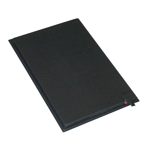 Farm Innovators HM-60P 19 x 13 Inch 60 Watt Heated Chicken Mat for Coops, Pens, and Nesting Areas | Thermostatically controlled ABS plastic mat can be mounted vertically or horizontally on a flat surface