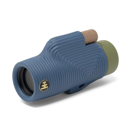 Nocs Provisions Zoom Tube 8x32 Monocular, Bird Watching & Backpacking | 8X Magnification Telescope, Bak4 Prism, Wide Field of View for Wildlife Viewing - color: Indigo Blue II