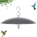 13" Bird Feeder Rain Guard, Hummingbird Feeder Shade Dome Cover, Hanging Baffle for Bird Feeder Pole,Smart Birds Feeder's Umbrella(Grey), 1 Pack - color: Gray, size: 13Inch / 1 Pack