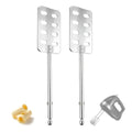2pcs Hand Mixer Butter Churner Churn Maker Compatible with Hamilton Beach | 304 Stainless Steel Hand Mixer Attachments Replacement Parts Accessories Beaters Turner for Cooking and Baking