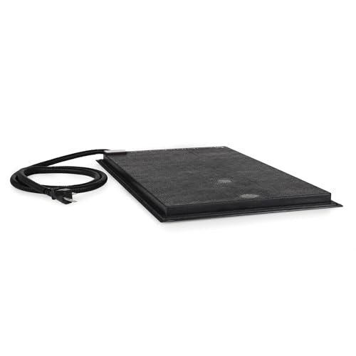 Farm Innovators HM-60P 19 x 13 Inch 60 Watt Heated Chicken Mat for Coops, Pens, and Nesting Areas | Thermostatically controlled ABS plastic mat can be mounted vertically or horizontally on a flat surface