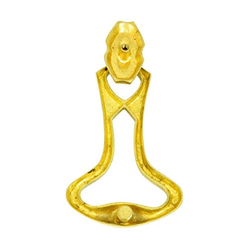 Renovators Supply Manufacturing Cast Brass Door Knockers for Front Door 8 in. Ornate Door Knocker with Mounting Hardware - color: Brass ornate