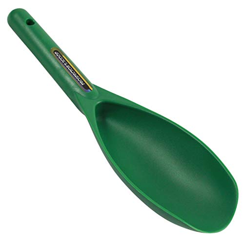 SE Green Prospector's Scoop - 12.5" Heavy-Duty Plastic Tool for Metal Detecting, Gold Panning, Treasure Hunting, and Gardening - color: Green