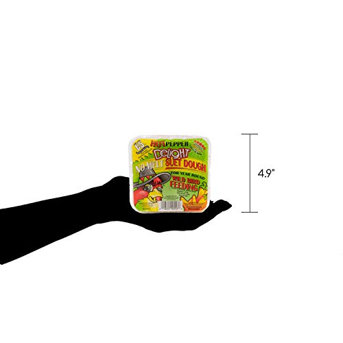 C&S Hot Pepper Delight No Melt Suet Dough 11.75 Ounces, 12 Pack - style: Hot Pepper 12-Pack