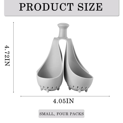 Silicone Egg Boiler Rack for Making Soft or Hard Boiled Eggs, Storage and Egg Rack, Holds 4 Eggs, Kitchen Egg Boiler Gadget