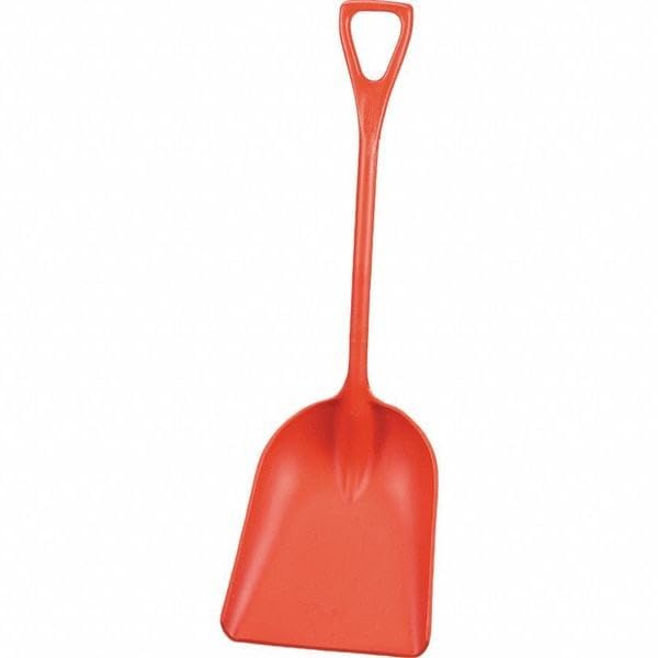 Remco Hygienic Square Point Shovel, Polypropylene Blade, 28 in L, Red Polypropylene Handle 69824-1 Each - color: Red, size: 14 inch Blade