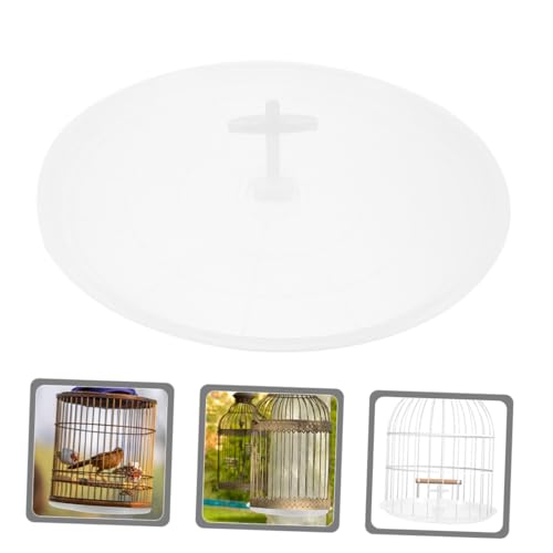 5pcs Round Birdcage Bottom Tray Reusable Plastic Litter Holder for Parrots and Canaries Easy to Clean Design for Creating Clean Living Space