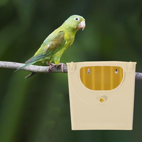 Alipis Bird Breeding Box 4Pcs Hanging Nesting Boxes for Small Birds Finch Parakeet Budgie Plastic Bird Hatching House Durable Weather Resistant Supplies