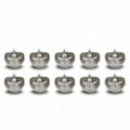 10PCS Rabbit Feeder Bowls, Rabbit Drinker Rabbit Nipple Water Bowl Stainless Steel Nipple Drinking Water Bowl Hanging Cage Bowl Feeding Tool for Rabbit Squirrels Chinchilla Hamster