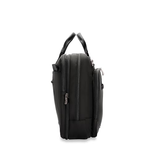 Briggs & Riley @work Large Expandable Briefcase Bag, Black - color: Black, size: Large Expandable Brief