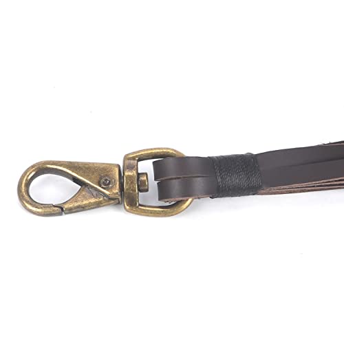 Leather Hunting Accessories Game Strap Dove Bird Duck Carrier Hanger Tote | Hands-Free Carry, Hanger Hook For Belt Or Hunting Pack, 12 Metal-Ringed Loops For Quail, Grouse,Waterfowl, Adjustable Strap