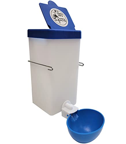 1L 33.8oz AUTO Fill Baby Chick Cup & Quail Drinker Bottle Cage Chicken Waterer 1QT