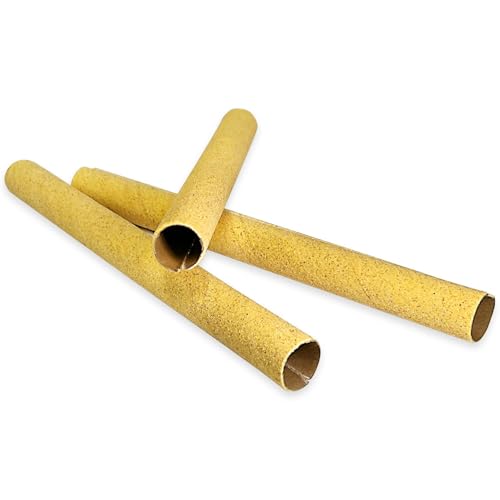 S&X Sanded Perch Covers for Parakeets, Lovebirds, Parrotlets, Finches, Canaries, Large Perch Covers 3/4" Diameter X 9" Long, 3-Pack - size: Large Perch Covers x3