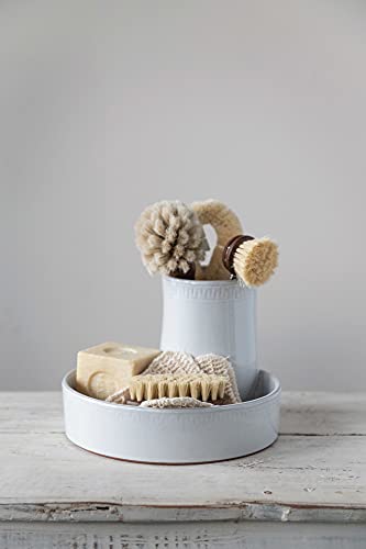 Creative Co-Op Beech Wood Brush, Dark Brown