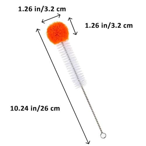 Hummingbird Feeder Cleaner Brush, Versatile Bendable Cleaning Brushes for Various Size Water Bottles, Gentle Bristles with Soft Tip, Stainless Steel 304 for Cleaning, 10.24 in/26 cm