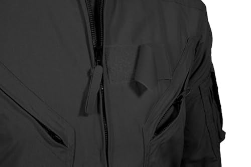 Propper Unisex Cotton Twill 27/P Flyers Coverall | Air Crew and Maintenance Flight Suit, For Men and Women - color: Black, size: Large Long