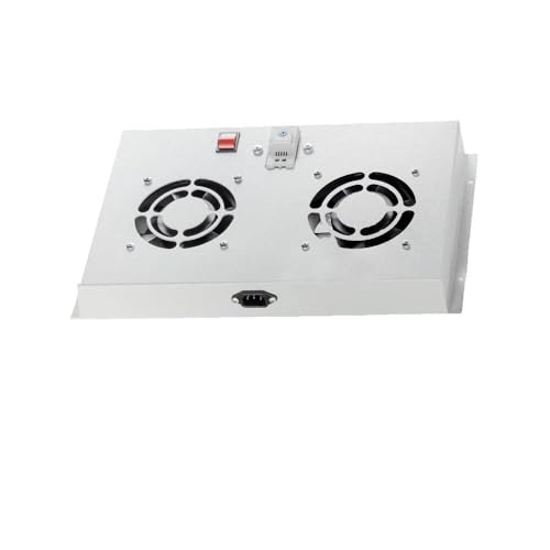 2-Fan Module for Outdoor Network Cabinets with Quiet Airflow Control (for 18” deep cabinets)