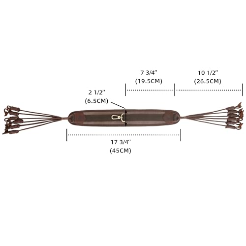 WAYNE'S DOG Canvas Bird Game Carrier, Waterfowl Dove Small Animal Game Carrier Hanger Tote Shooting Accessories (Coffee) - color: Coffee