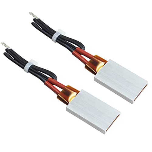 2PCS PTC Heating Element Ceramic Polyimide Film Plate Heater 12V 70C AC/DC | Insulated Aluminum Shell, Constant Temperature Thermostatic, Energy Saving, Long Service Life, 35x21mm, 5-50W, PTCYIDU - color: 12V 70C
