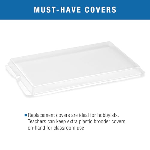 Brinsea Clear Plastic Covers for EcoGlow Safety 1200 Chick Brooder, 3 Pack | Authentic Brinsea plastic replacement cover for EcoGlow Safety 1200 chick brooders (model USHD612C) to make cleaning easier - style: EcoGlow Safety 1200