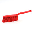 15" Red Soft Brist. Hand Broom Brush Bed Sofa Counter Hair Clear | Soft bristle hand broom brush, efficiently clear pet hair, dust debris on beds, sofas countertops for daily home cleaning. - color: Red 1