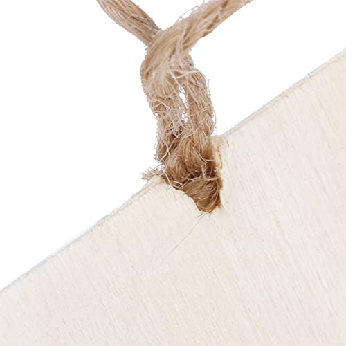 Mini Hanging Wooden Bird House, Platane Wood Bird Cage, Hanging Ropes Cage with Decorative Function, Ideal for Garden, Courtyard Decor & Outdoor Balcony