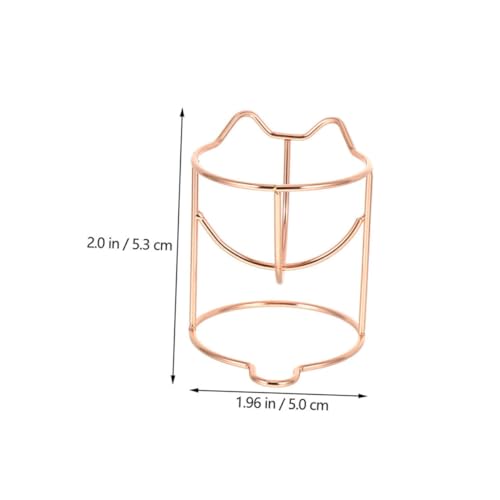 Cosmetic Sponge Puff Rack Powder Puff Holder Metal Drying Stand for Beauty Egg Storage