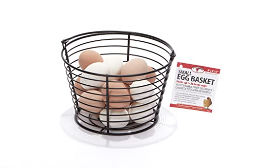 Little Giant® Small Egg Basket | Basket for Carrying and Collecting Chicken Eggs | Wire Egg Basket | Egg Collecting Basket - size: Small