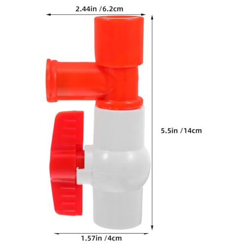Tofficu 2pcs Chicken Water Line Pressure Regulators for Poultry Farm with Automatic Air Release Valve Reusable Waterer System Parts for Stable Pressure Control and Efficient Feeding