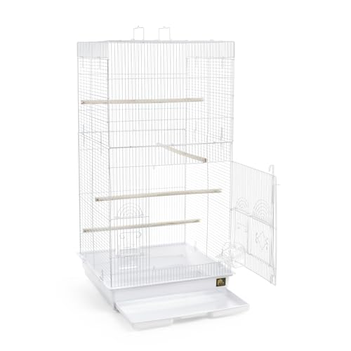Prevue Pet Products SPECONO1818H-W Tall Tiel Cage, White - color: White