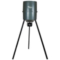 Wildgame Innovations Quick-Set Pro 270lb Game Feeder | Digital timer durable Varmint-Proof tripod Corn/Pellet deer hunting feeder, 1-6 available feed times & 50-feet radius