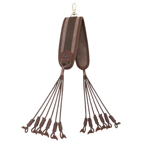 WAYNE'S DOG Canvas Bird Game Carrier, Waterfowl Dove Small Animal Game Carrier Hanger Tote Shooting Accessories (Coffee) - color: Coffee