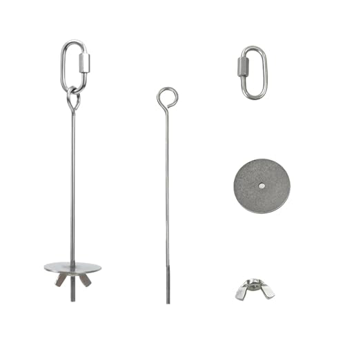 2pcs Hanging Bird Treat Skewer Parrot Fruit Feeder with Washer, 6.9 Inch Stainless Steel Bird Fruit Fork Food Holder for Bird Cage Bird Feeder Foraging Toy for Parrot Parakeet Conure, LXLVOUEG - size: Nut-6.9inches-2P