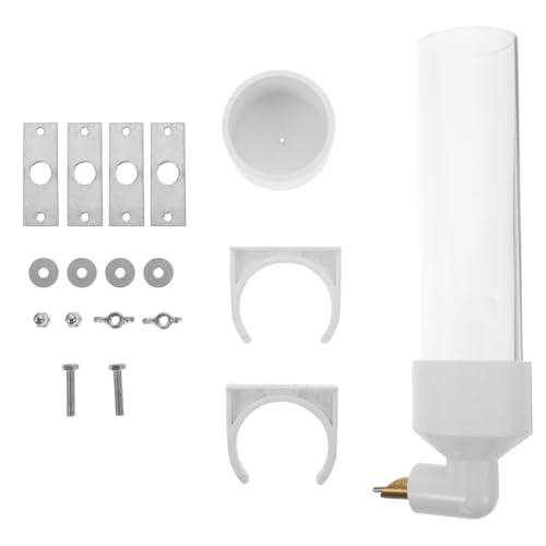 balacoo Bird Water Dispenser Automatic Bird Waterer for Cage Cage Water Feeder with Continuous Supply 9.84 X 1.96 X 1.96 in 1 Pack