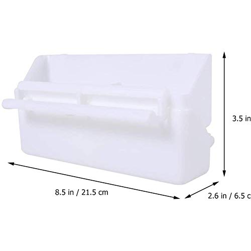 [2 Pack] Seneme Bird Water Dispenser for Cage, Bird Food Feeder for Cage | Bird Food Bowl Cups, Bird Waterer Food Feeder, Birds Dispenser Feeder for Cage with Bird Feeder Accessories - size: 2 Pack