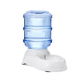 Amazon Basics Gravity Pet Water Dispenser for Cat and Dog, Easy to Clean, 135.3fl.oz Capacity, Small - size: Small, style: Waterer
