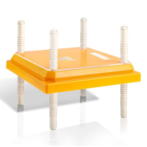 Chick Brooder Heating Plate,10"x10" Heat Plate for Chicks with Thermostatic Anti-Slip Adjustable Height & Angle,15 Watts Brooder Heater for Chicks Warm Like Mother Hen