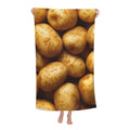 Funny Potato Print Beach Towel, 31inx51in, Sand-Free Microfiber, Quick Dry, Absorbent, Lightweight, Perfect for Swimming, Pool, Beach, Travel - color: Color 261