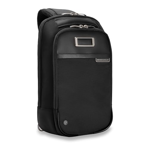 Briggs & Riley @work Sling Bag, RFID Pocket, Black - color: Black, size: Medium Sling Backpack