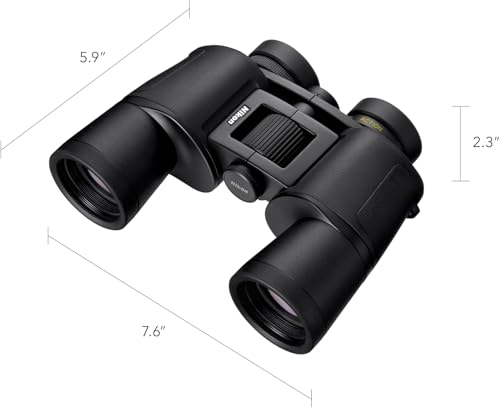 Nikon Action 8x42 Binocular | Multilayer-Coated Nikon Optics, Bright, Wide View, 8X Power, Turn-and-Slide Adjustable eyecups and Tripod-Ready Porro-Prism Design | Turn-and-Slide Adjustable eyecups, multilayer-Coated Nikon Optics, wide View, 8X Power, trip