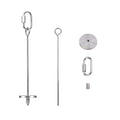 2pcs Hanging Bird Treat Skewer Parrot Fruit Feeder, 8.9 Inch Stainless Steel Bird Food Holder Parrot Fruit Food Skewer with Washer Nut Parakeet Treat Holder Feeder for Parrot Budgie Conure, LXLVOUEG - size: Screw-8.9inches-2P
