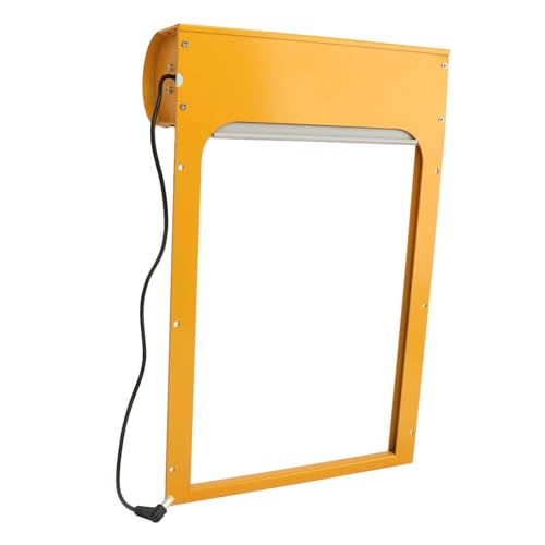 Chicken Coop Door Timing Mode Manual Mode Rugged LED Display Controller Auto Chicken House Door for Ducks Geese (US Plug) - color: Yellow
