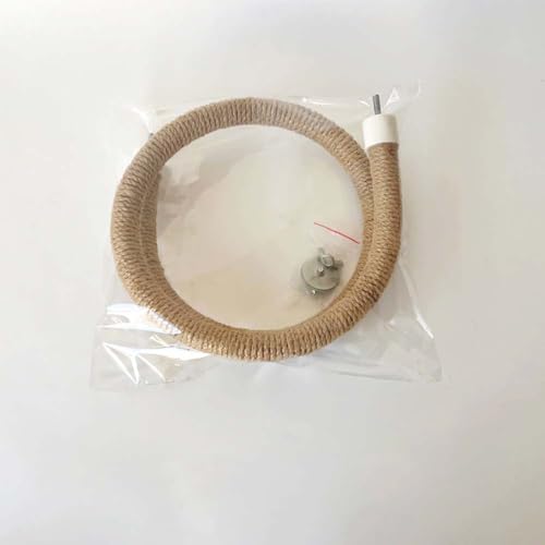 Bird Rope Perch, 100cm/39.3in Cotton Rope Spiral Toys Bird Bungee Rope Perches Parakeet Toys for Cockatiels Conures Lovebirds Finches