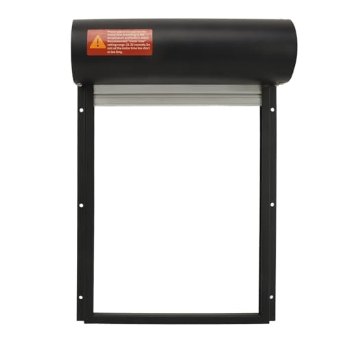 Chicken Coop Door Timing Mode Manual Mode Rugged LED Display Controller Auto Chicken House Door for Ducks Geese (US Plug) - color: Black