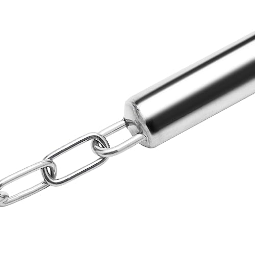 Wontee Stainless Steel Bell Toy Bird Cage Hanging Bite Toy for Parrot Parakeet Budgie Cockatiel Conure African Greys (S) - size: S