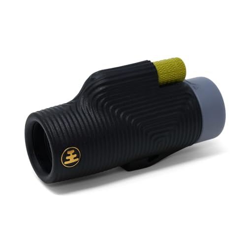 Nocs Provisions Zoom Tube 8x32 Monocular, Bird Watching & Backpacking | 8X Magnification Telescope, Bak4 Prism, Wide Field of View for Wildlife Viewing - color: Tourmaline Black